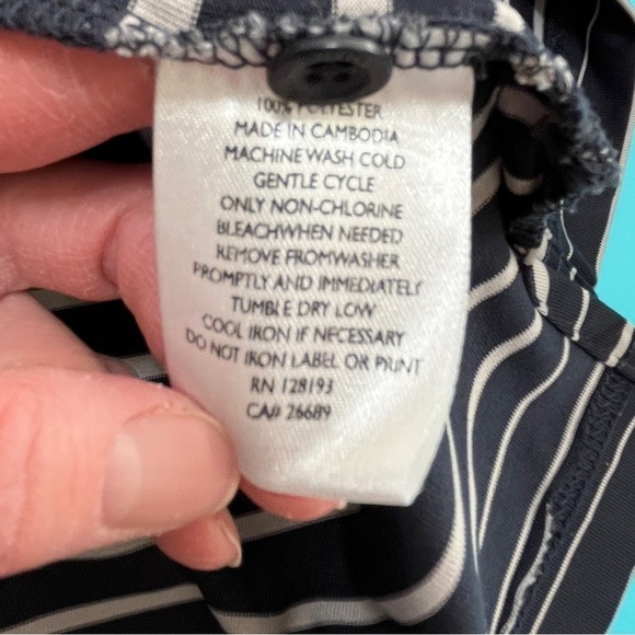 Ping Auburn University Navy Striped Polo Size Large - Picture 8 of 12